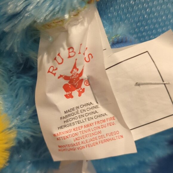 Rubie's Furry Blue and Yellow Monster Costume - New 6-12 Months - Picture 3 of 4